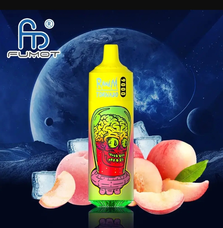 RandM Tornado 9000 - Summer Peach Ice Disposable Vape Review